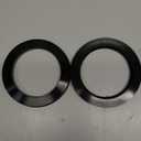 YANANGPARTS 78.1 to108 Black Hub Centric Rings (Pack of 2) Aluminium Alloy Wheel Center Rings Hubrings 108 to 78.1 ID=78.1mm OD=108mm