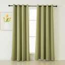 Pickluc Grommet Blackout Curtains 96 Inches Long 2 Panels, Light Blocking Window Drapes for Living Room, Thermal Insulated, Noise Reduction, Sage Green, 52" Wide x 96" Length