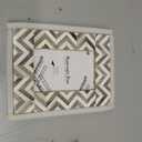 Handicrafts Home 4x6 Picture Frames Photo Frame Chevron Herringbone Vintage Wooden (Grey)
