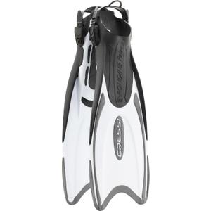 Cressi Snorkeling Adjustable Fins for All Family - Long Blade Versatile Open Heel Flippers - Palau: Made in Italy