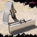 Ruedamann 7FT Folding Aluminum Ramp, Portable Ramp, 11" Loading Ramps for Motorcycle, 750 Lbs Capacity for Bike Ramps, ATVs, E-Scooter, Indoor Storage, 1PC