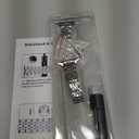 MioHHR Slim Metal Band Compatible with Apple Watch Band 42mm(Series 11 10) 41mm(Series 9 8 7) 40mm(Series 6 5 4 SE3/2/1) 38mm(Series 3 2 1),Stainless Steel iWatch Bands for Women,Silver