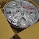 Custom Accessories 4-Pack 15" SGT-5 Wheel Covers, Replacement Hubcaps for Cars, Trucks, SUVs Silver/Chrome