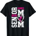 Dance Senior Mom of A Senior Dancer Mama 2026 Heart T-Shirt, L