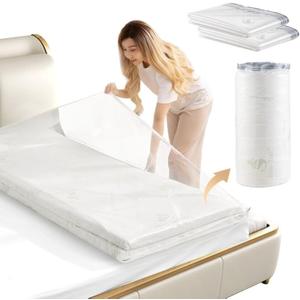 2pcs Mattress Vacuum Bag 94.5x47.2inch Space Saver Vacuum Storage bags,Oversized Vacuum bag Twin Mattress Vacuum Bag King Mattress Vacuum Sealer Bag for Memory Foam Mattress Moving Shipping Storage