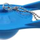 2 Pack Toilet Flapper Replacement kit,3 Inch Toilet Tank Flapper Stopper Flap Plug,Universal Toilet Plug Flapper with Stainless Chain,Blue