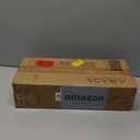 AMADA HOMEFURNISHING Floating Shelves Black, Wall Shelves with Invisible Brackets for Bedroom, Bathroom, Living Room, Kitchen, Set of 3 - AMFS07 (15.7 Inches)