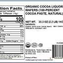Yupik Organic Cocoa Liquor Wafers, 100% Cocoa, 2.2 lb (35.2 oz), Gluten-Free, GMO-Free, Kosher, Vegan, Dairy-Free, No Sugar Added, Made with Pure Cacao, Melts Smoothly, For Baking, Molding & Coating (EXP 06/30/28)