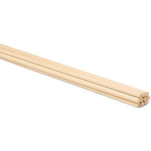 Dowel Rods Wood Sticks Wooden Dowel Rods 3/8 x 48 Inch Unfinished Hardwood Sticks for Crafts and DIYers 10 Pieces by Woodpeckers