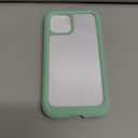 Diaclara Designed for iPhone 12/12 Pro Case, Full Body Rugged with Built-in Touch Sensitive Anti-Scratch Screen Protector, Soft TPU Bumper for iPhone 12/12 Pro 6.1" (Pistachio Green)