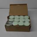 Candle Tins 4oz, 24-Pack Premium Matte Full Black 4 OZ Metal Candle Jars with Lids for Making Candles, Bulk Empty Candle Containers for Small Business 