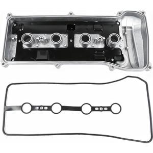 Aluminum Engine Valve Cover with Gasket Fit for 2001-2011 Toyota Camry Solara RAV4 Harrier Highlander Kluger, 2009-2013 Toyota Matrix Corolla, 2005-2015 Scion xB tC OEM 11201-28014 11201-28033