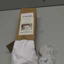 Biscaynebay Decorative Box Spring Cover Queen Size, White Luxurious Jersey Knitting Stretchy Wrap Around 4 Sides Bed Skirt for Home/Hotels, Easy Fit Wrinkle & Fade Free Machine Washable