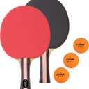 STIGA Performance 2 or 4 Player Table Tennis Set  USATT Approved Rackets and 3-Star Balls  5-Ply Blade & Flared Handle  Perfect for Skill Development