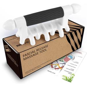 Fascia Massage Tool Myofascial Release Blaster Tools for Anti-Cellulite Skin Soothing Lymphatic Drainage Trigger Point Deep Tissue Neck,Shoulder,Lower Back,Psoas,Thighs,Butt & Full Body(Black) (Small)