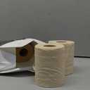 Bamboo Toilet Paper, 3-Ply Unbleached, 4 Rolls