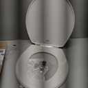 Bemis 730SLEC Slow Close Toilet Seat, Easy Clean Hinges and Durable Plastic Seat, Made in USA, Round, White