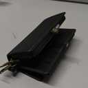 MEGSHI for Wallet Case Compatible with iPhone 16 Pro,Multi-Function Detachable 2 in 1 Magnetic iPhone 16 Pro Case Wallet,Flip Strap Zipper Card Holder Phone Case with Shoulder Straps (Black)