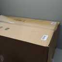 Suncast Wicker Trash Hideaway, Outdoor Trash Can with Lid, Cyberspace Gray