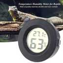 10-Pack Mini Thermometer Hygrometer, Small Digital Electronic Temperature Humidity Meters Gauge Indoor LCD Display for Greenhouse, Garden, Cellar, Fridge, Mason Jar