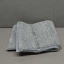 Yimobra Bathroom Rugs Non Slip Washable 24x17, Ultra Soft Absorbent Microfiber Bath Mat, Dual-Tone Decor Rug with Rubber Backing for Bathroom Floor, Tub and Shower, Home Essentials,Light Blue & White