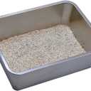 KUNWU Stainless Steel Pet Litter Box 28"x20"x6" for Cat, Dog & Rabbit, Corrosion Resistant Easy Clean No Residue Build Up Never Absorbs Odor Stains Rusts Durable Pan (XXL (28"x20"), 6" Deep)