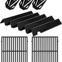 Genesis II E-310 Grill Parts Replacement for Weber Genesis II Grill Parts GS4 Genesis 2 Grill Grates II E-310 E-315 E-325S II E-315 II E325 II E-335 II S-310 Flavorizer Bars Heat Deflectors
