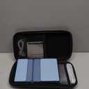 Foldable Keyboard and Mouse, Samsers Folding Bluetooth Keyboard Combo, 2.4G + BT5.0 x 2, FullSize Portable Travel Keyboard & Rechargeable Wireless Mouse for Windows Android iOS Mac OS, Blue