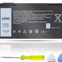 42Wh WDX0R Laptop Battery Compatible with Dell Inspiron 15 7579 7569 7560 5567 5565 5568 5570 5775, 13 5368 5378 7368 7378, 17 5765 5767, WDXOR P58F 3CRH3 P69G