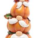 Hodao Fall Thanksgiving Stack Gnome Pumpkin Table Decorations Indoor Creative Thanksgiving centerpieces for Tables