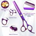 Wenshall Hair Cutting Scissors Professional 6.89 inch Barber Scissors Multifunctional Salon Thinning Scissors Straight Shears Tools for Mother Father Friends' Christmas Gift