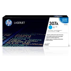 HP 307A Cyan Toner Cartridge | Works Color LaserJet Professional CP5225 Series | CE741A