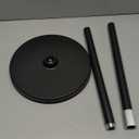 Detachable Lantern Stand with Base, Multifunctional Outdoor Camping Lamp Stand Made of Aluminum Alloy