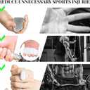 2 x Anti-Slip Workout Grips & Resistance Bands, Ergonomics Workout Rubber Gym Grips Pads for Men and Women Weightlifting, Fitness Training and Exercise, Protect Your Gymnastics Hand Grips