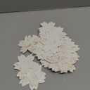 50 Pcs Handmade Seed Paper Plantable Wildflower Seed Paper Recycled Flower Petals Tags Wedding Favors for Guests Craft Gifts Cards for Envelope Birthday Party, 5 Styles (Flower Shape)