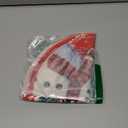 Artoid Mode Red Snowman Winter Placemats Set of 6, 14 Inch Seasonal Christmas Xmas Round Table Mats for Dining Decoration