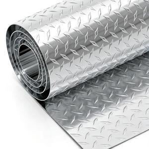Diamond Plate Aluminum Sheet 48"X96" for Wall Covering, Cargo Trailer