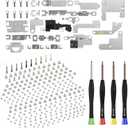 for iPhone 14 Complete Inner Metal Plate Cover Replacement for iPhone14 Small Bracket Full Set with Repair Tool Tweezers Screwdrivers A2649, A2881, A2882, A2883, A2884