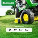 MAXROLLORS (2 Pack) 20x8.00-8 Lawn Mowe Tire and Wheel Tubeless, 3.5" Offset Hub, 3/4" Borehole, 3/16" Keyway, 4-Ply, Replacement 20x8-8nhs Rear Tire and Wheel Assemblies
