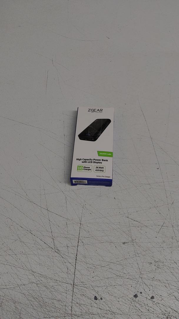 Zgear 20000 mAh Dual Port Power Bank with USB-C Port