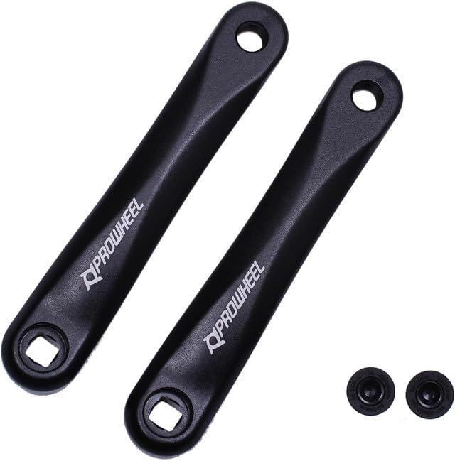 PROWHEEL Ebike Crank Arm Hole,140MM/152MM/160MM/165MM/170MM/175MM Black Bike Crank Arm for Electric Bike,Mid Mounted Motor,Torque(1 Pair) Size: One Pair Crankarm 140mm