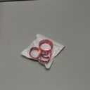 Air Conditioner Switch Button Knob Cover, Car Interior Accessories Radio Volume Control Knob, Aluminum Alloy Trim Rings Compatible with Dodge Challenger Durango 2015-2022 (Pink)