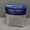 Wearable Heated Blanket - Warm Up Electric Blanket Hoodie with 6 Heat Levels, Snuggies for women, gifts for her, 50"x70", Black White Plaid