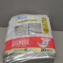 Paw Inspired 20ct Disposable Dog Diapers | Female Dog Diapers Ultra Protection | Diapers for Dogs in Heat, Excitable Urination, or Incontinence (Large)