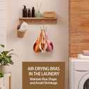 ZEDODIER Belt Hanger, 4 Pack Rotatable Belt Rack Closet Accessories Organizer, Maximum 24 Storage Capacity, Hanging Holder Storage Hook for Belt, Bra, Tank Top, Tie, Scarf, Purse, Silver