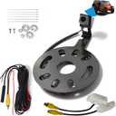 Spare Tire Backup Camera, Car Rear View Back Up Camera for Jeep Wrangler Spare Tire Mount 20072018, Waterproof Wide Angle Removable Camera Guidelines with OEM Monitor Adapter