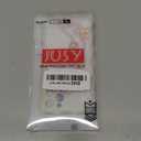 Jusy Oil Painting Flower Compatible with iPhone 12 Pro Case, with Bracelet Chain, Colorful Retro Floral Cute Curly Wave Frame Women Girls-Pink