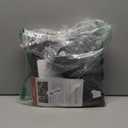 BEQHAUSE Dirt Trapper Door Mat 24" x 36" Half Circle Non-Slip Washable Doormats Entrance Rugs Absorbent Welcome Low Profile Floor Mats for Front Back Door and Entryway, Charcoal