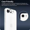 4-Pack Camera Lens Protector for iPhone 17e/16e, 9H Tempered Glass Camera Cover Screen Protector Accessories, HD Clarity, Anti-scratch, Case Friendly, Shockproof Full Protective