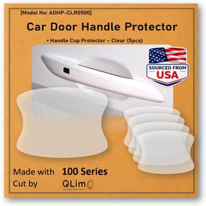 [3M]-5pcs Customized Car Door Handle Cup Protector Made with 3M Paint Protection Film, Sticker/Guard, Clear(Transparent), Anti Scratch, Universal Fit for Most Cars (Clear/5pcs)